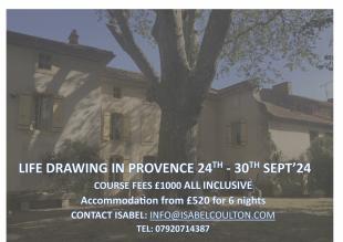 Life Drawing in Provence with Isabel Coulton